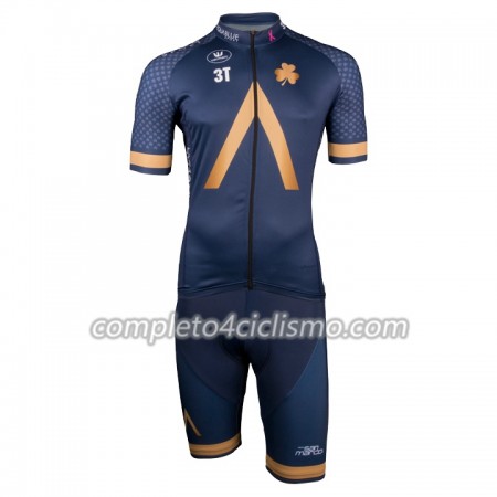 Completo Maglia + Pantaloncino con bretelle 2018 Aqua Blue Sport N001 Completo Maglia + Pantaloncino con bretelle 2018 Aqua Blue Sport N001